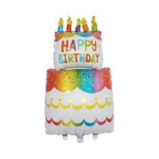 Globo Happy Birthday pastel 61 x 109 cm Ballon