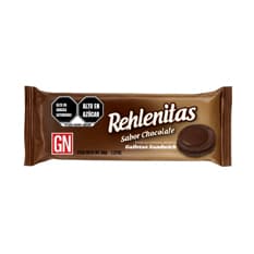 Galletas de chocolate con crema sabor vainilla Rellenitas GN (36 g / 1.27 oz)