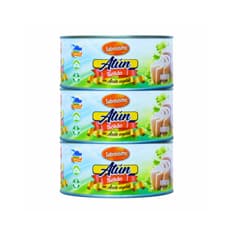 Combo Trozos de atún en aceite Sabrosísimo (3 x 1 kg / 2.2 lb)