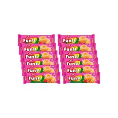 Galleta de crema con sabor a fresa Fun2 (12 x 36 g / 1.27 oz)