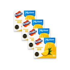Gelatina de piña Fresko (4 x 85 g / 3 oz)