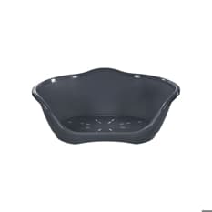 Cuna de plástico gris para mascotas de 65 cm x 41 cm Casa y Menaje