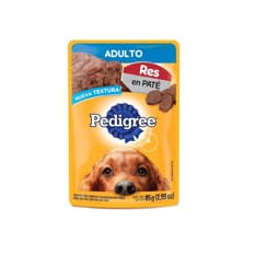 Alimento res en paté para perro adulto Pedigree (85 g / 2.99 oz)