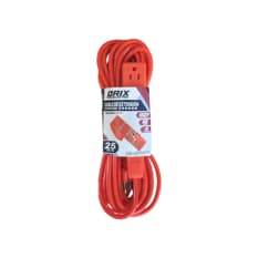 Extensión eléctrica de 4 tomas 7 m / 25 ft Orix