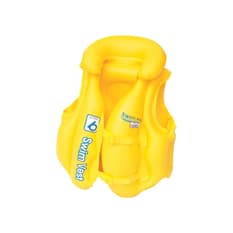 Chaleco salvavidas inflable para niños de color amarillo Bestway