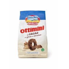 Galletas de cacao con chispas de chocolate Ottimini Divella (400 g / 14.11 oz)