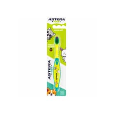 Cepillo dental infantil verde Astera Kids