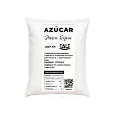Azúcar blanca refina Dale (2 kg / 4.4 lb)