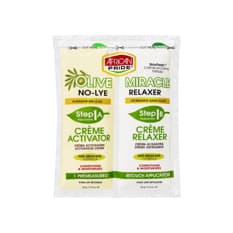 Crema desrizadora de cabello de aceite de oliva African Pride (2 x 69 g / 2.4 oz)