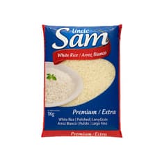 Arroz blanco grano largo Uncle Sam (1 kg / 2.2 lb)