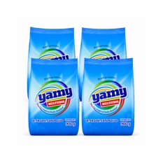 Detergente en polvo multiusos Yamy (4 x 900 g / 1.98 lb)