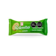 Galletas con crema sabor natural a limón Rellenitas GN (36 g / 1.27 oz)