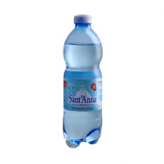 Agua mineral natural con gas Sant'Anna (500 ml)