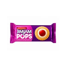 Galletas con centro de crema de vainilla y mermelada Britannia JimJam (70 g / 2.47 oz)