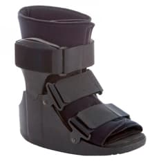 Bota ortopédica corta negra de lujo Medline (Talla: L)