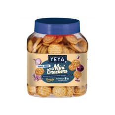 Galleticas saladas sabor crema de hierbas y cebolla YEYA (227 g / 8 oz)