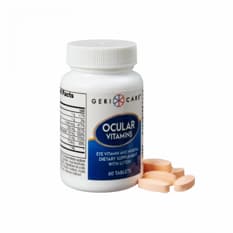 Vitaminas y minerales para los ojos Gericare (60 tabletas)