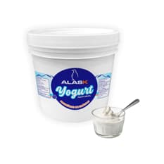 Yogurt probiótico de coágulo sabor natural Alask (1 L)