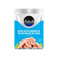 Atún aleta amarilla en hojuelas en agua Selecto Brand (74 g / 2.61 oz)