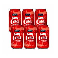 Refresco gaseado de cola YEYA (6 x 330 ml / 11.2 fl oz)