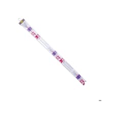 Cortinero metálico color blanco extensible para baño MR (140-260 cm)