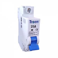 Interruptor - breaker - termomagnético de 25 A 1 polo tipo europeo Troen