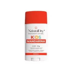 Desodorante natural corporal en barra para niños aroma mandarina NaturalDry (50 g / 1.76 oz)