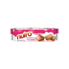 Galletas sándwich con crema sabor fresa Nutro (45 g / 1.58 oz)