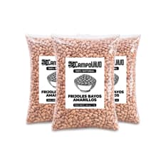 Frijoles bayos amarillos Campo Vivo (3 x 454 g / 1 lb)