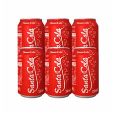 Refresco gaseado de cola SantaCola (6 x 330 ml)