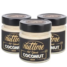 Crema de coco para untar Nuttime (3 x 250 g / 8.80 oz)