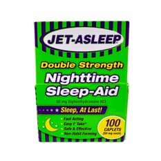 Difenhidramina HCl 50 mg JET-ASLEEP (100 cápsulas)
