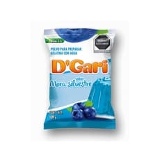 Gelatina de sabor mora silvestre D'Gari (120 g / 4.23 oz)