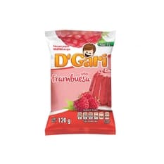 Gelatina de sabor frambuesa D'Gari (120 g / 4.23 oz)