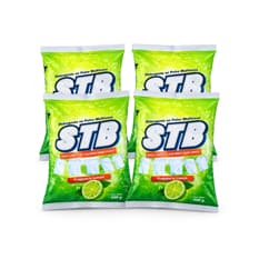 Detergente en polvo multiusos con fragancia a limón STB (4 x 500 g / 1.1 lb)