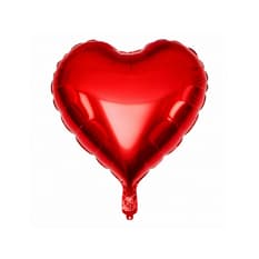 Globo en forma de corazón color rojo Balloon (18 pulgadas)