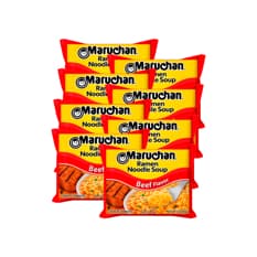 Sopa instantánea de fideos sabor carne de res Maruchan (8 x 85 g / 2.99 oz)