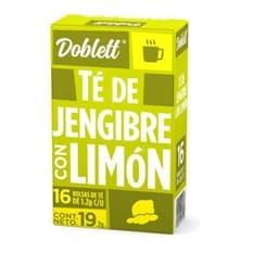 Té de jengibre con limón sin cafeína Doblett (19.2 g)