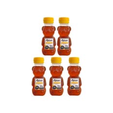 Miel de abejas 100% natural Apisun (5 x 330 g / 11.64 oz)