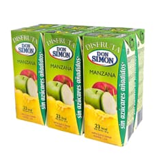 Jugo de manzana Don Simon (6 x 200 ml)