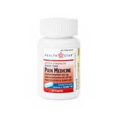 Acetaminofén 500 mg + Difenhidramina HCl 25 mg Health Star (50 cápsulas)