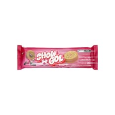 Galletas sabor vainilla rellenas con crema sabor a fresa Show Gol (76 g / 2.68 oz)