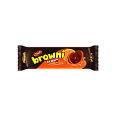 Galletas de chocolate rellenas con crema sabor naranja Browni Cream Fun2 (55 g / 1.94 oz)