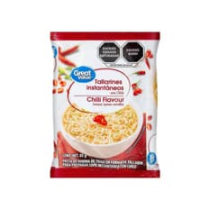 Tallarines instantáneo con chile Great Value (85 g / 2.99 oz)