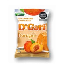 Gelatina sabor durazno D'Gari (120 g / 4.2 oz)