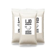 Azúcar blanca LJD (3 x 454 g / 1 lb)