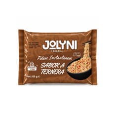 Sopa de fideos instantáneos sabor ternera Jolyni (85 g / 3 oz)