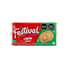 Galletas rellenas con crema sabor limón Festival Noel (600 g / 1.32 lb)