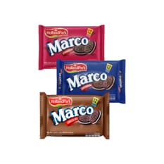 Galletas de chocolate con rellenos sabor chocolate, vainilla y fresa Marco HollanPark (360 g / 12.69 oz cada uno)