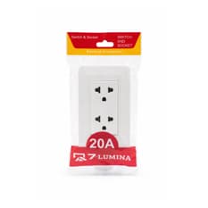 Tomacorriente de alta resistencia de 20A Q7-Lumina Q7-T242-20A